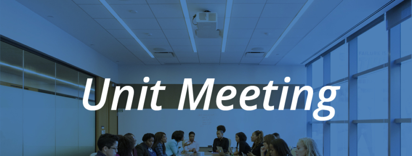 Unit Meeting Photo